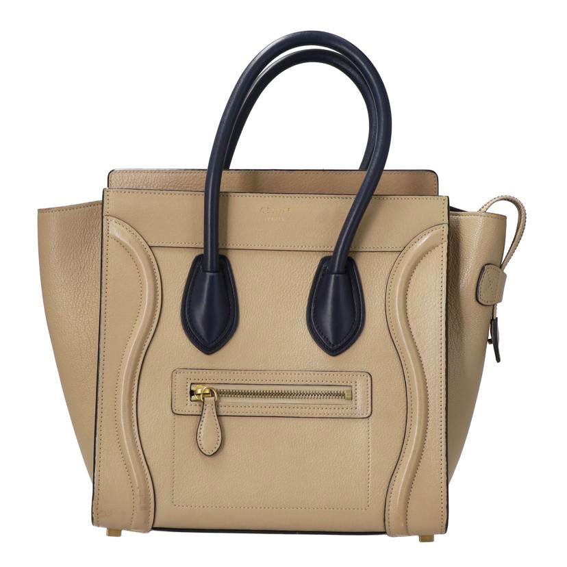セリーヌ CELINE ミニショッパー ラゲージ ハンドバッグ レザー