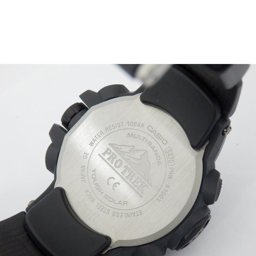 CASIO/プロトレック トリプルセンサー/タフソーラー/PRW-6100Y//ABランク/88