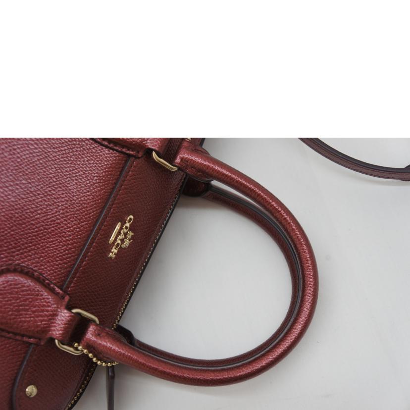 COACH コーチ/ラグジュアリークロスグレーンミニサッチェル/F56125//H1681/ABランク/09