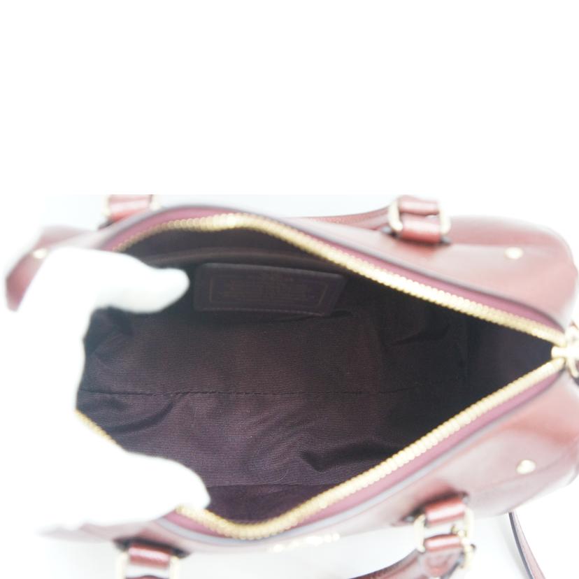 COACH コーチ/ラグジュアリークロスグレーンミニサッチェル/F56125//H1681/ABランク/09