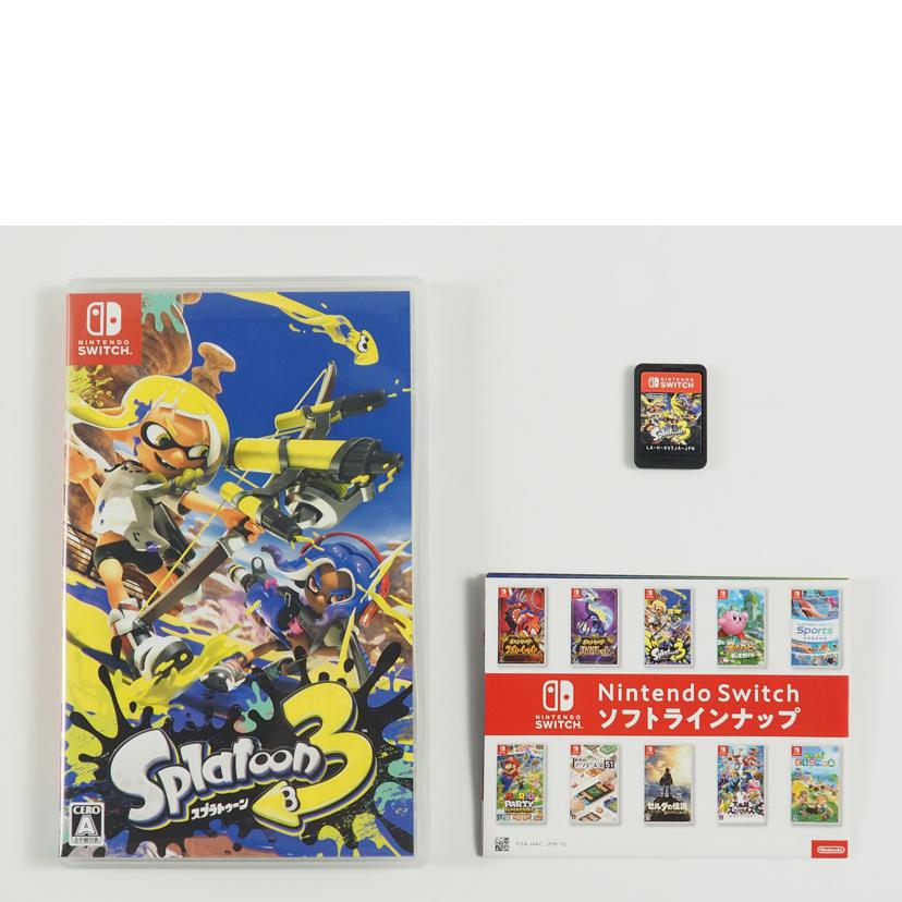Nintendo Switch ニンテンドースイッチ/スプラトゥーン3/4902370550337//Aランク/79
