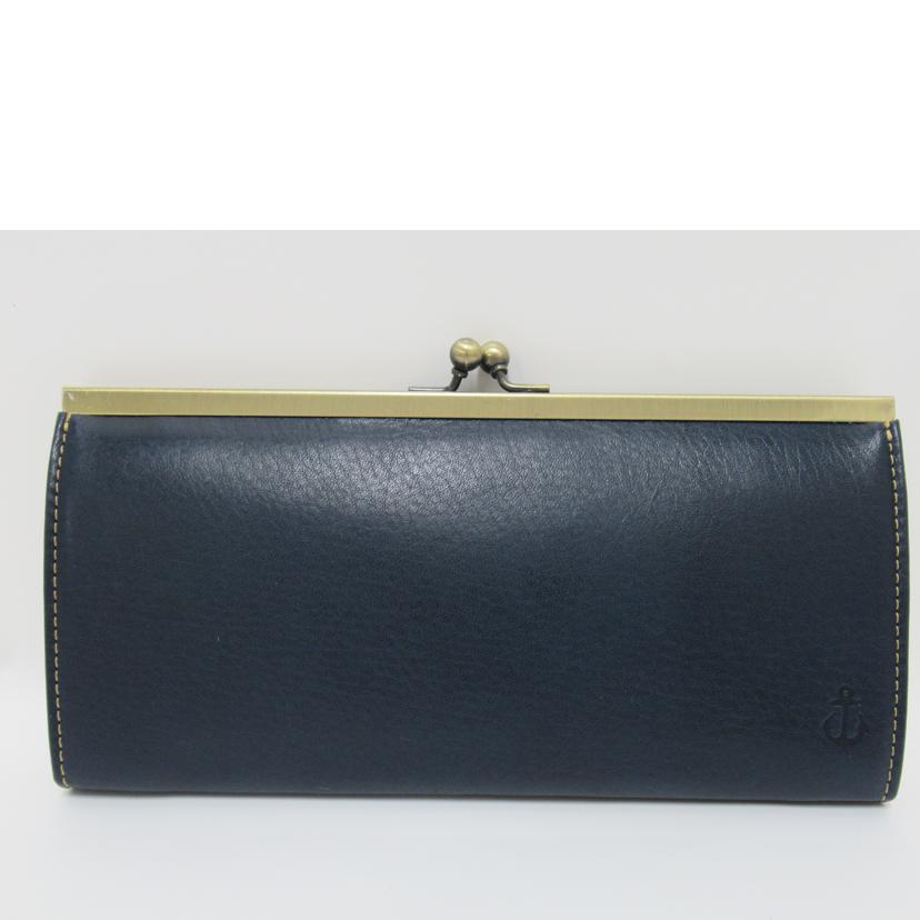 Kiichi/長財布/レザー/ネイビー//Aランク/63