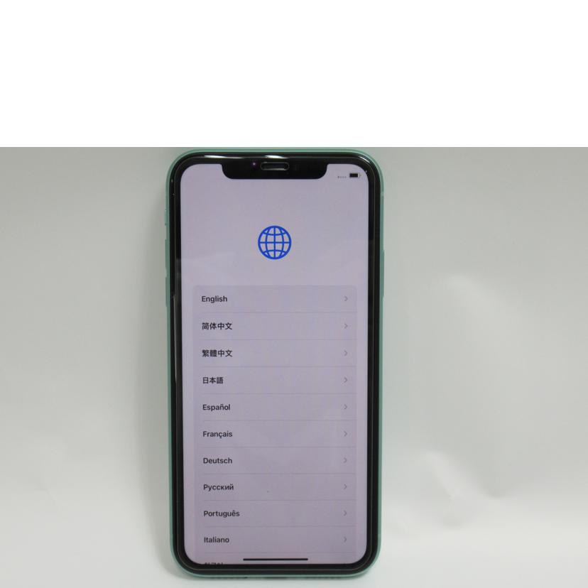 Apple/iPhone11/au/128GB/MWM62J/A//ABランク/63