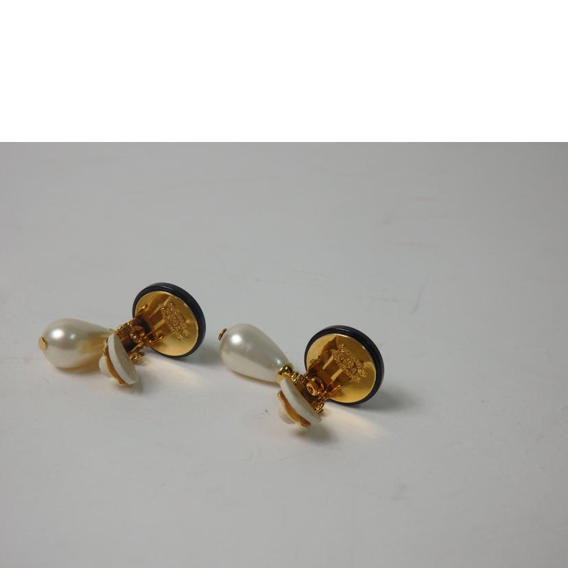 CHANEL シャネル/ココマークフェイクパールイヤリング//95A/ABランク/84