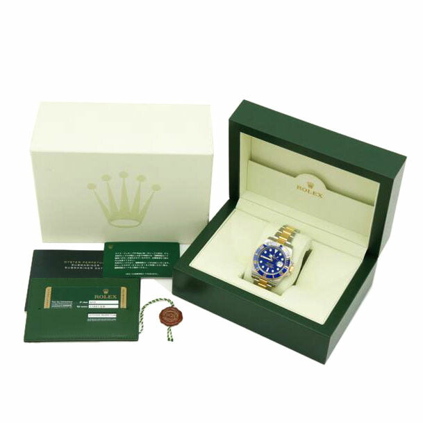 ROLEX ロレックス/サブマリーナ・デイト・マットブルー/8Pダイヤ/116613GLB//35U584L9/Aランク/75