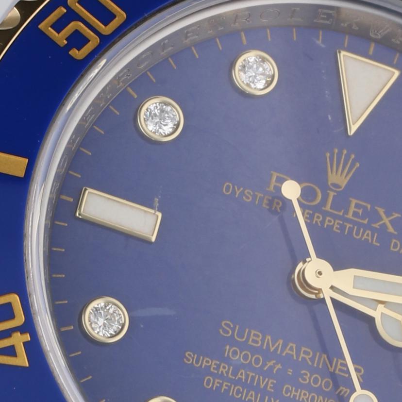 ROLEX ロレックス/サブマリーナ・デイト・マットブルー/8Pダイヤ/116613GLB//35U584L9/Aランク/75