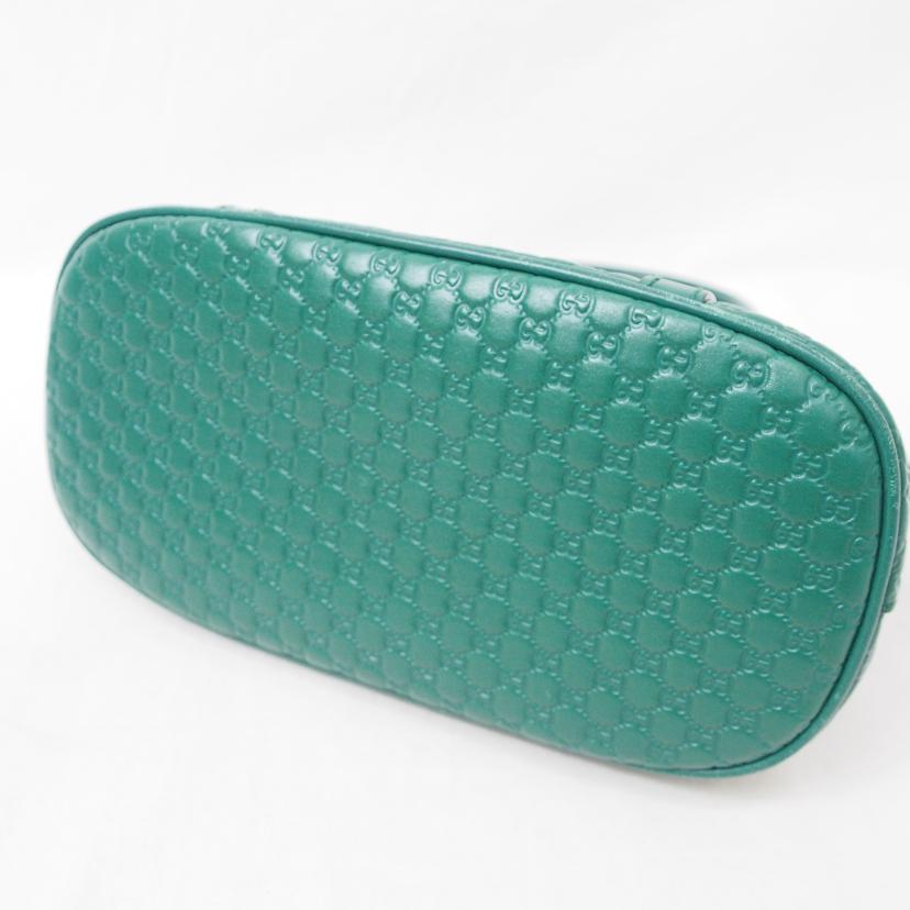 GUCCI/マイクログッチシマ/2Wayショルダー/グリーン/449654//520981/Bランク/78
