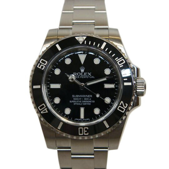 ROLEX ロレックス 腕時計 ランダムルーレット スポーツモデル ステンレス/サブマリーナ・ノンデイト・ブラック/ランダム番/114060//20C*****/Aランク/92