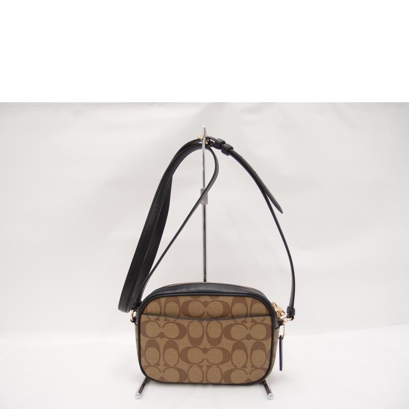 COACH コーチ 茶 黒 ショルダーバッグ ポシェット 斜め掛け 肩掛け レディース/シグネチャーショルダー/ブラック/C9926//J22**/SAランク/69