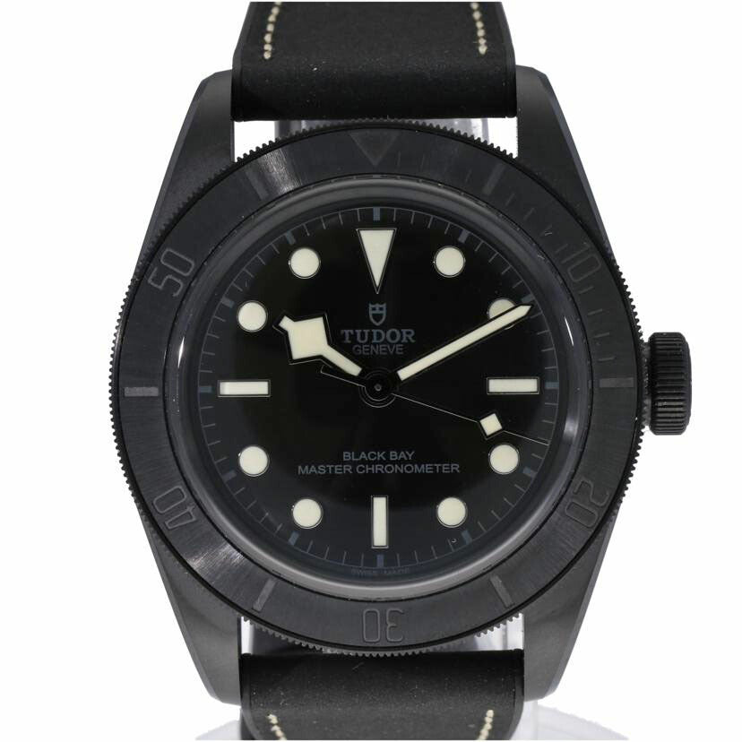 TUDOR チューダー チュードル 自動巻き ブラック メンズ/ブラックベイ・ヘリテージ・セラミック/自動巻き/79210C//Q447872/Aランク/75