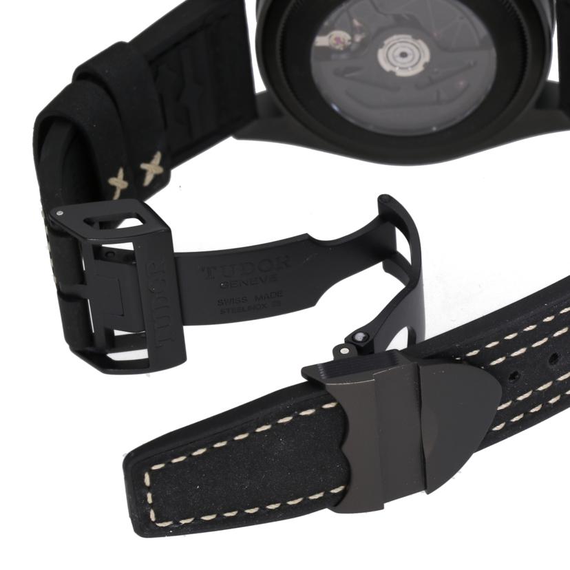 TUDOR チューダー チュードル 自動巻き ブラック メンズ/ブラックベイ・ヘリテージ・セラミック/自動巻き/79210C//Q447872/Aランク/75