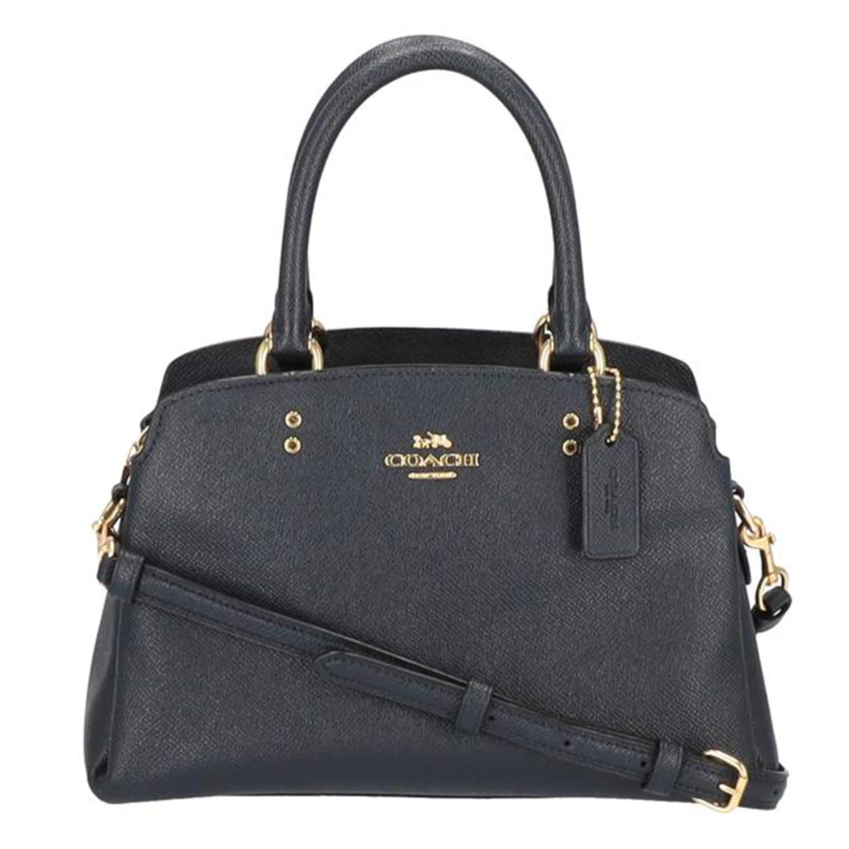 COACH コーチ/ミニキャリーオール2WAYショルダーバック NVY/91146//ABランク/75