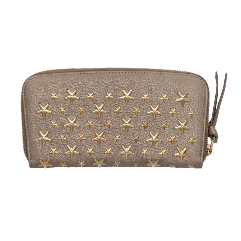 JIMMY CHOO ジミーチュウ/FILIPA ゴールドスタースタッズ 長財布//SAランク/75