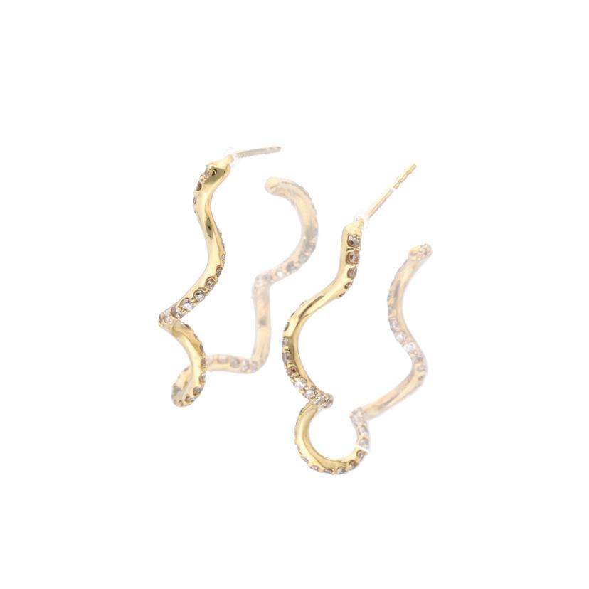 / K18ダイヤピアス0.39/0.39/ HGJ-0374//SAランク/75