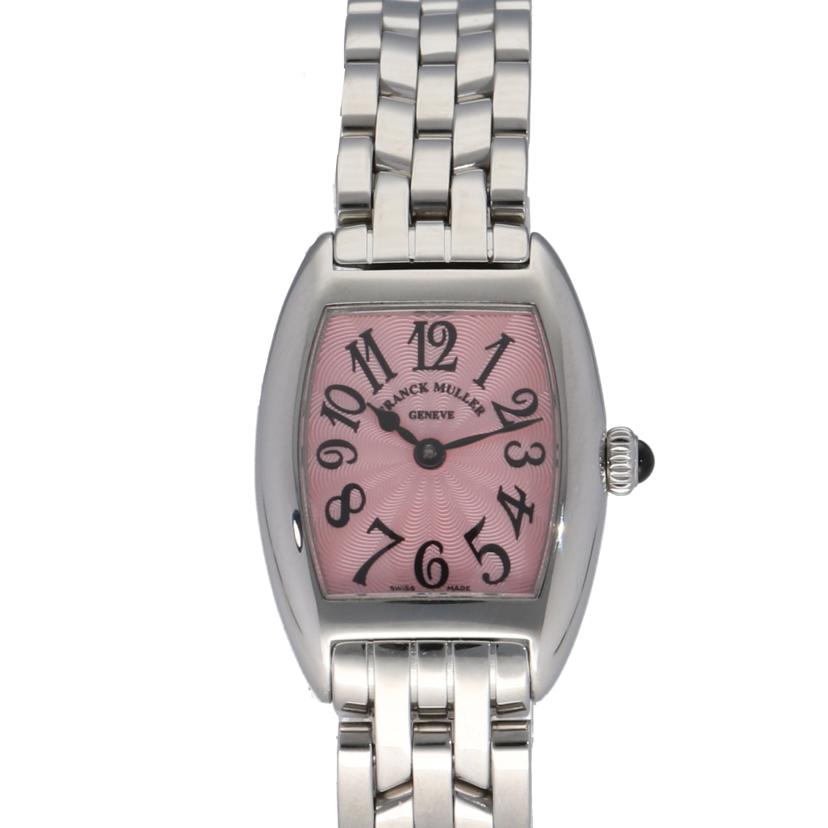 FRANCK MULLER フランク・ミュラー 腕時計 /トノウカーベックス・プティ/レディース/クォーツ/ピンク/2502 QZ//2172/Aランク/75