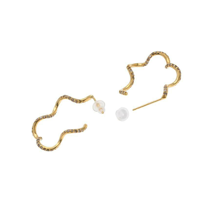 / K18ダイヤピアス0.39/0.39 HGJ-0374//SAランク/75