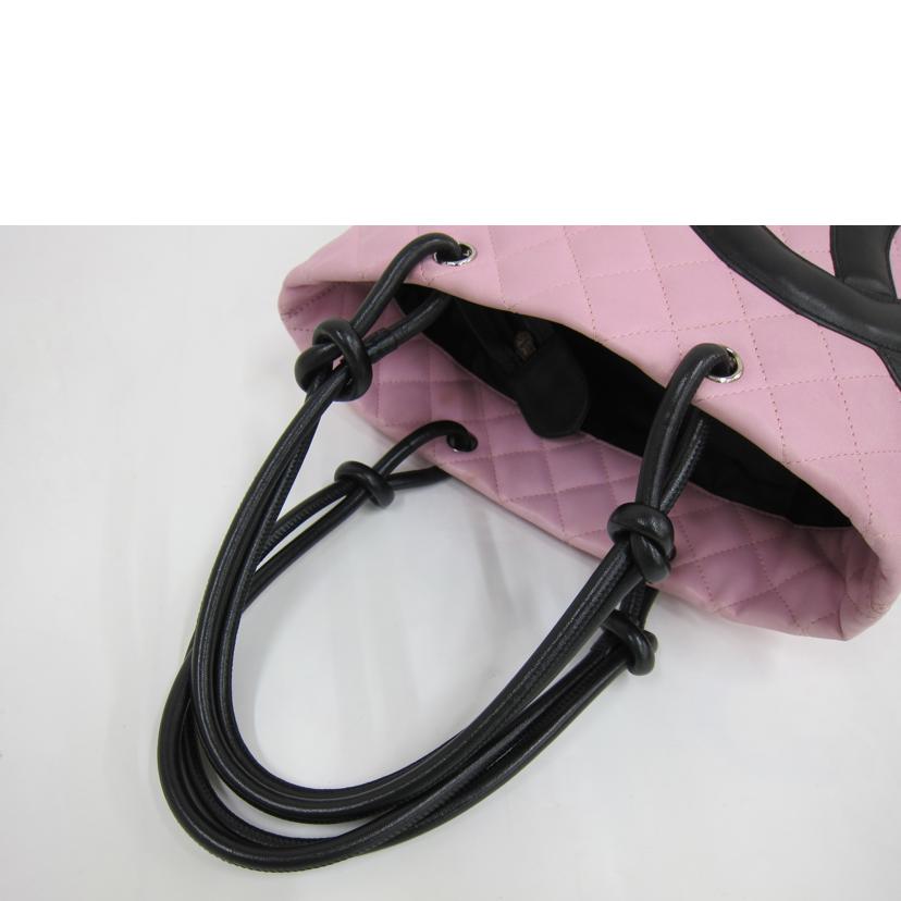 CHANEL シャネル/カンボンラインミディアムトート/ピンク//8867825/Bランク/82