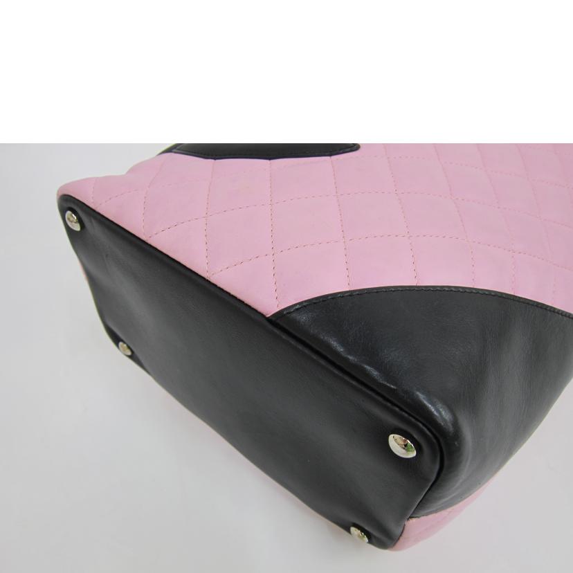 CHANEL シャネル/カンボンラインミディアムトート/ピンク//8867825/Bランク/82