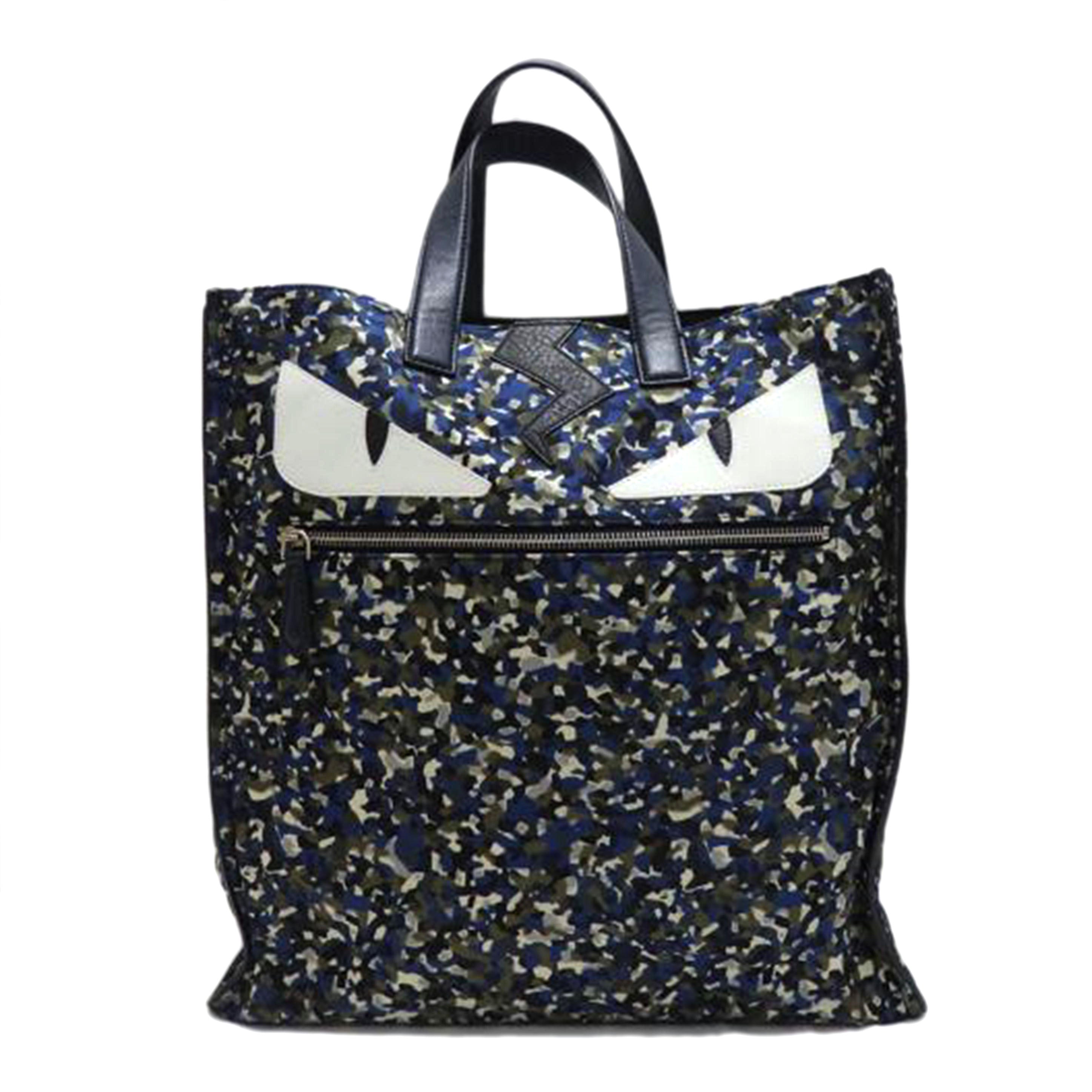 FENDI フェンディ/バグズモンスタートートバッグ/7VA367-5WH//168-3355/ABランク/85