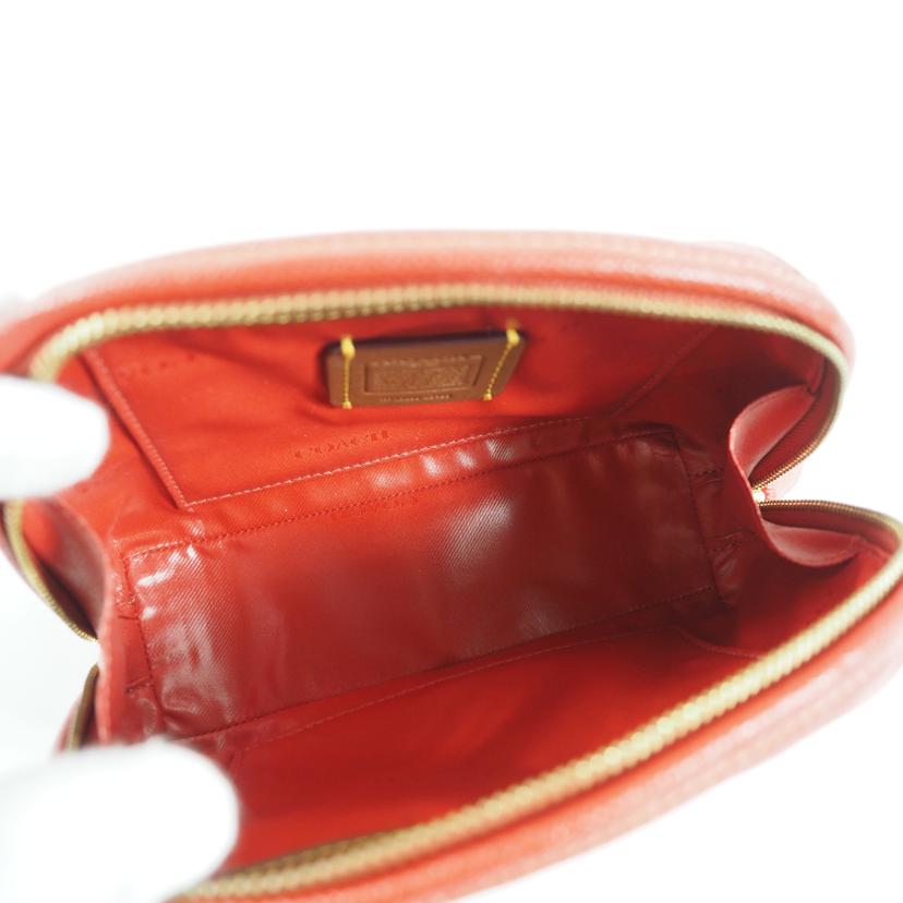 COACH コーチ/ポーチ/ジュリエンヌ コスメティックケース/赤/C3489//ABランク/79
