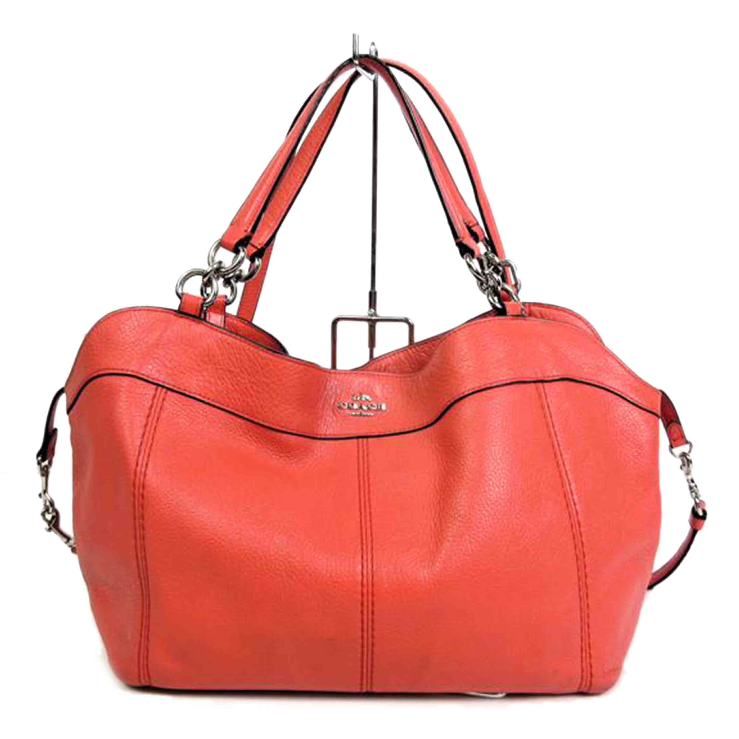 COACH/フォグ ペプルド レザーショルダー/F23537//Bランク/70