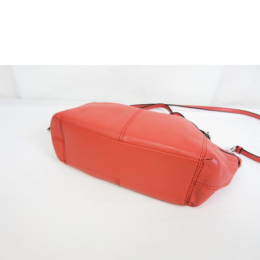 COACH/フォグ ペプルド レザーショルダー/F23537//Bランク/70