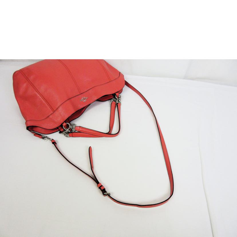 COACH/フォグ ペプルド レザーショルダー/F23537//Bランク/70