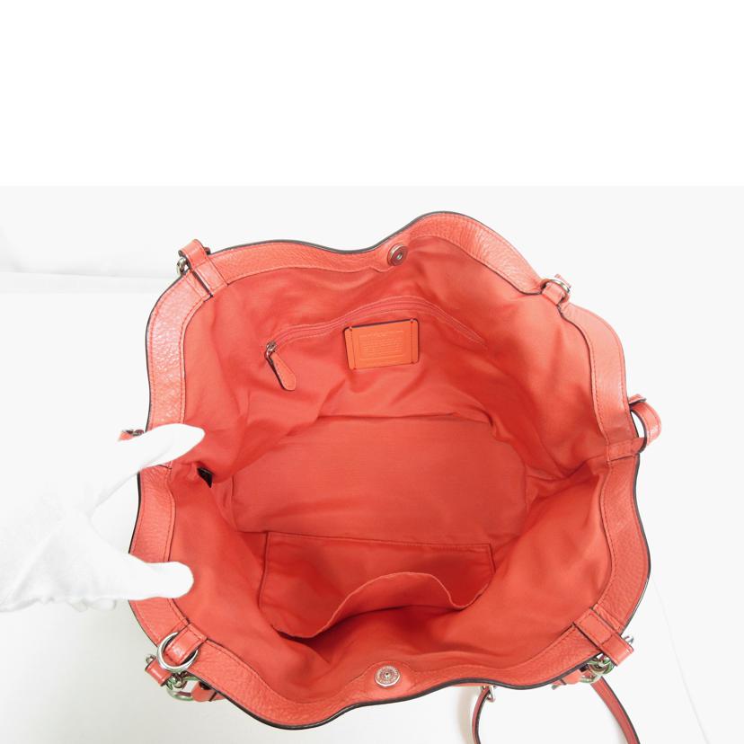 COACH/フォグ ペプルド レザーショルダー/F23537//Bランク/70