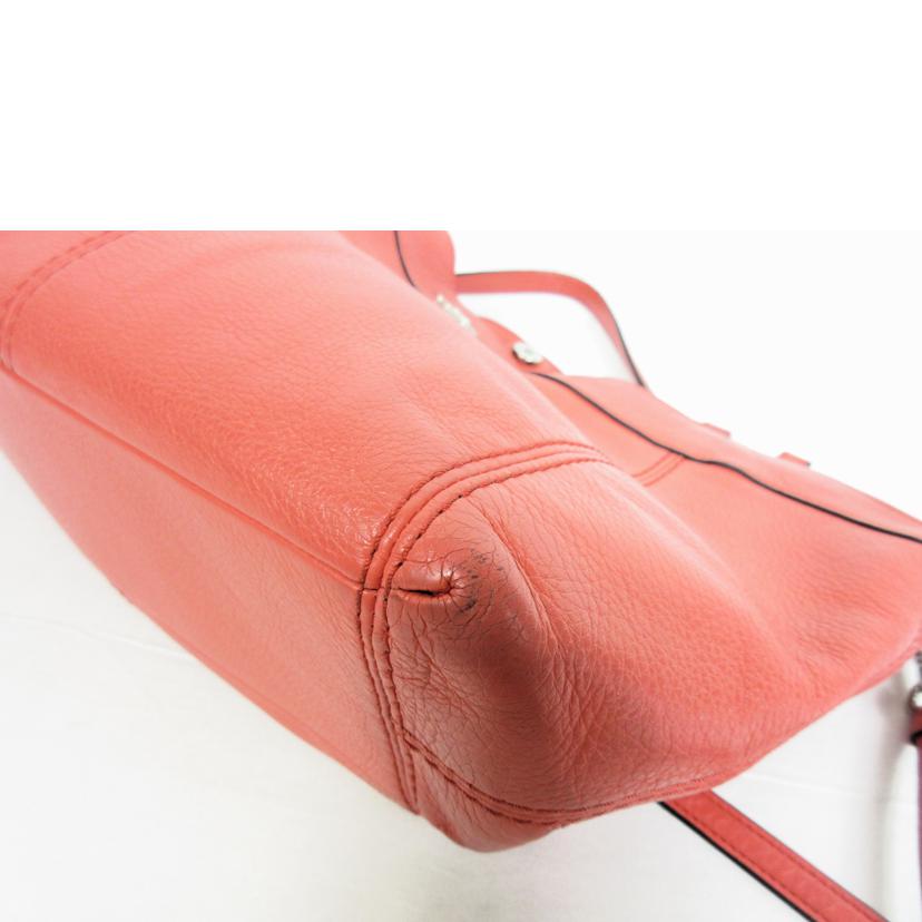 COACH/フォグ ペプルド レザーショルダー/F23537//Bランク/70