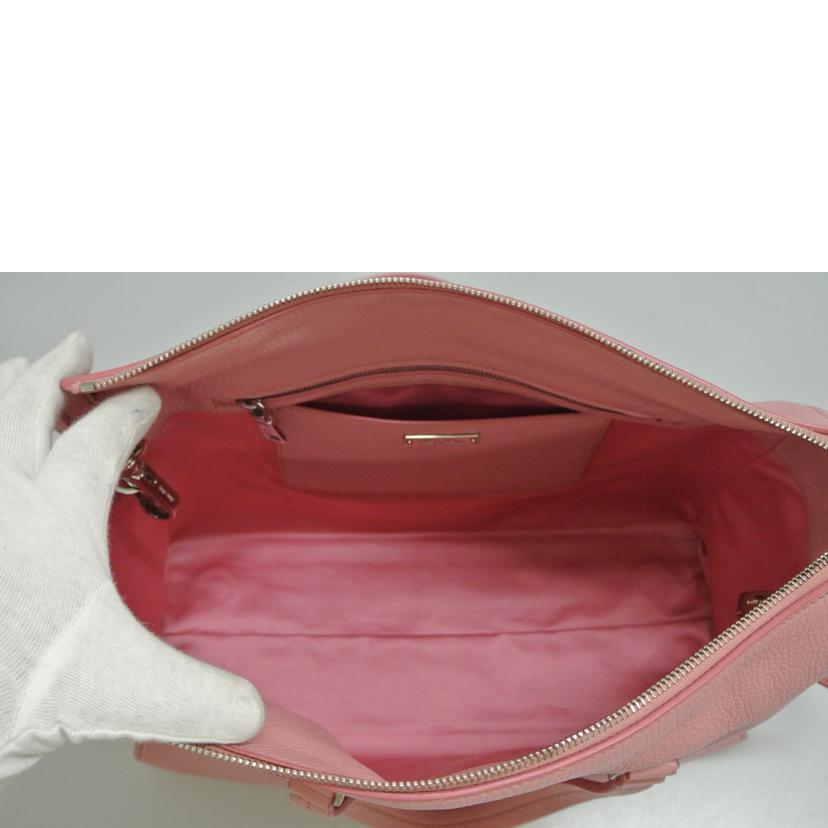 MIUMIU ミュウミュウ/マドラス2WAYバッグ ピンク/5BB004//ABランク/87