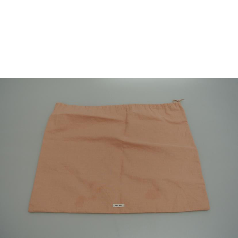 MIUMIU ミュウミュウ/マドラス2WAYバッグ ピンク/5BB004//ABランク/87