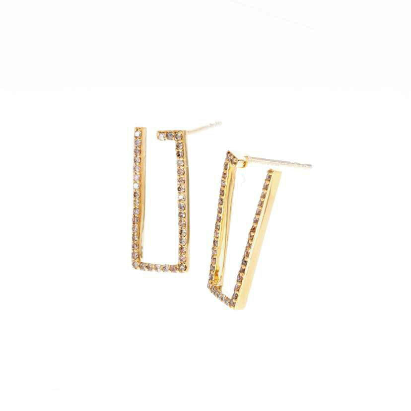 / K18ダイヤピアス0.39/0.39 HGJ-0370//SAランク/75