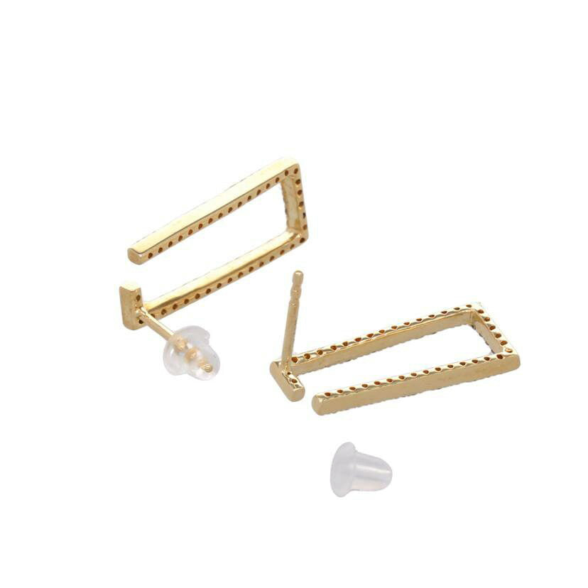 / K18ダイヤピアス0.39/0.39 HGJ-0370//SAランク/75