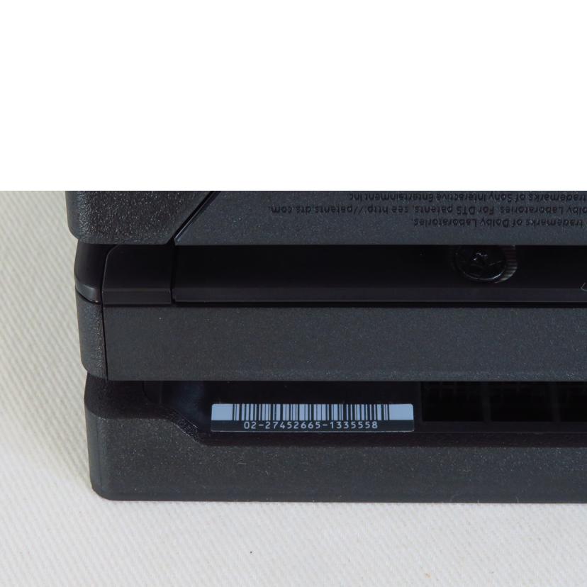 SONY ソニー/PS4Pro/2TB/ジェットブラック/CUH-7200C//1335558/ABランク/81