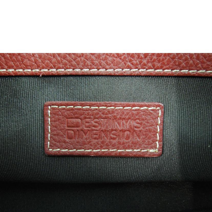DESTINY'S DIMENSION ディスティニーズディメンション/レザートートバッグ 赤//ABランク/83