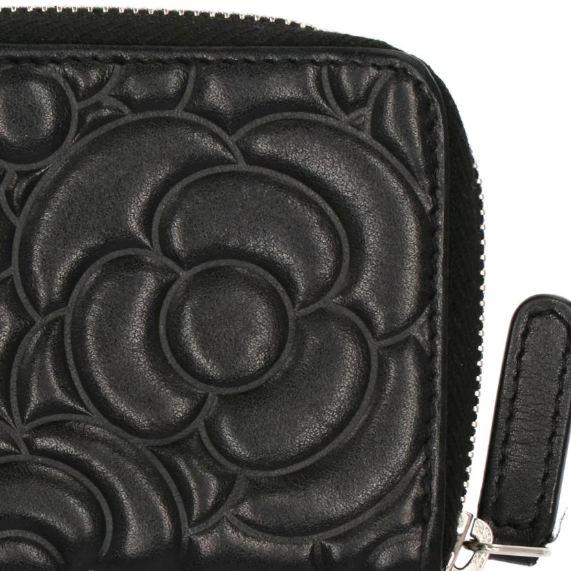 CHANEL シャネル/シャネル カメリア ラムスキンコインパース BLK//24685557/ABランク/75
