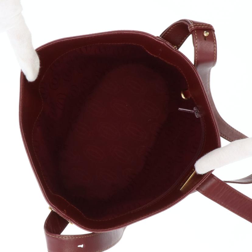 Cartier カルティエ/ヴィンテージマストラインショルダーバック ボルドー//288174823/ABランク/75