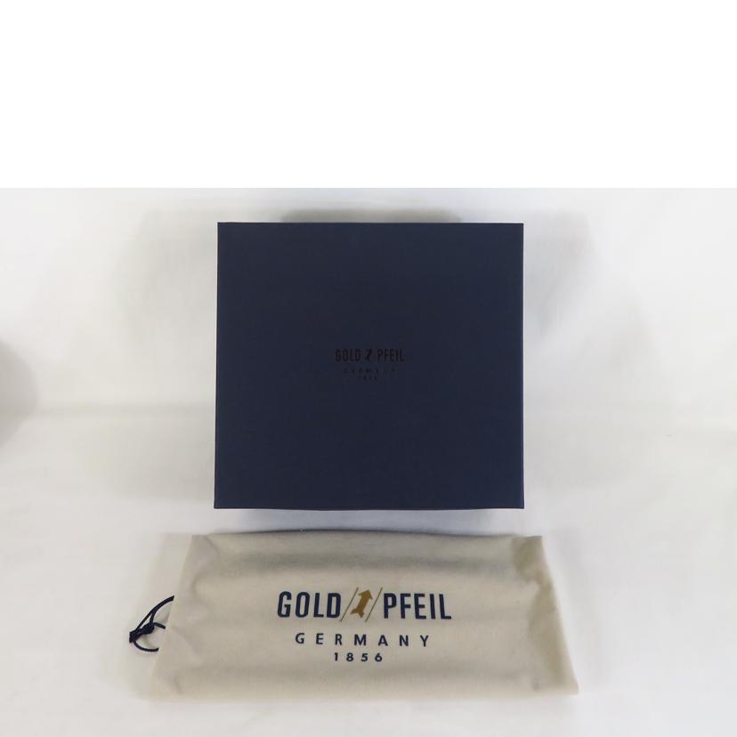 GOLD PFEIL ゴールドファイル/オックスフォード レザーセカンドバッグ / ワイン//SAランク/81