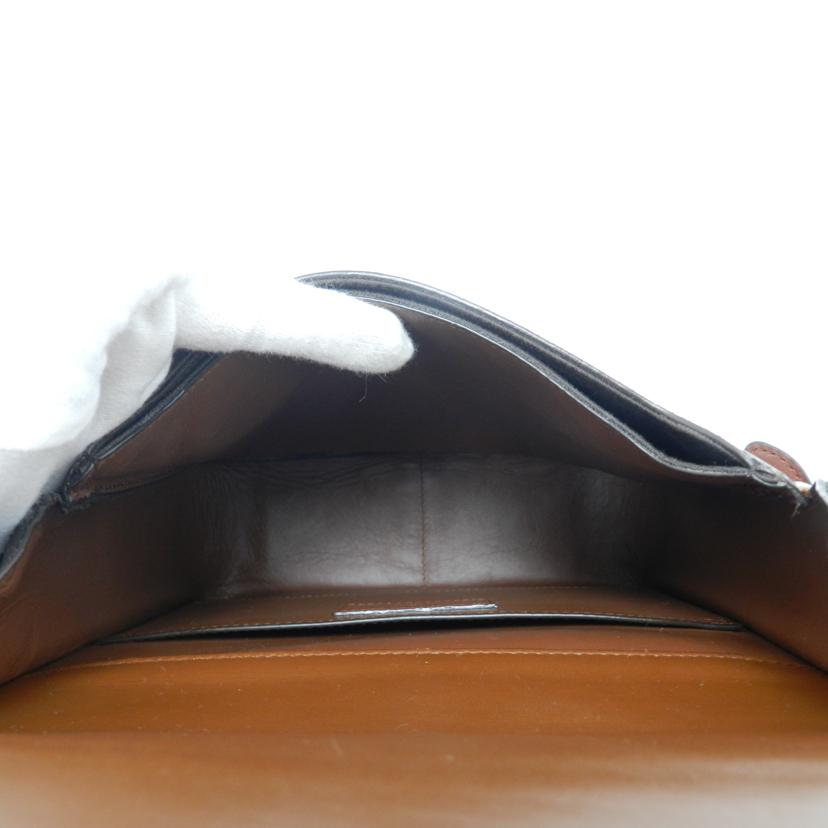 SAINT LAUREN サンローラン 茶 斜め掛け レディース メンズ/ ミディアムバックルショルダー/ブラウン/670754//0321/Aランク/69