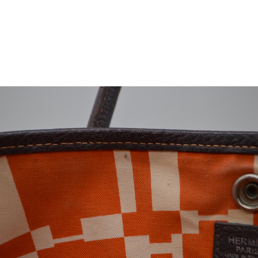 HERMES エルメス/ガーデンパーティPM/トワルアッシュ/オプティカルH//ABランク/89