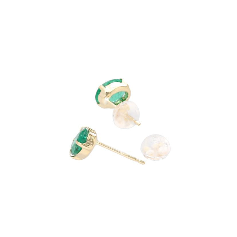 / K18エメラルドピアス0.65/0.65 /HAC-0358//SAランク/75