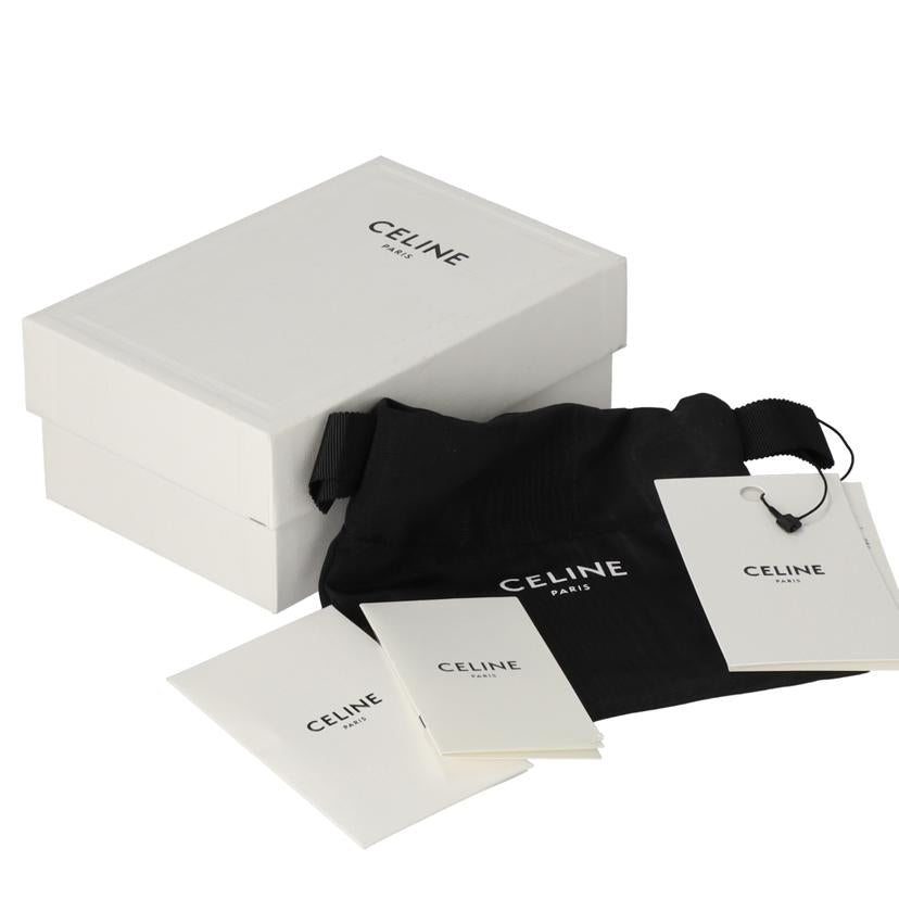 CELINE セリーヌ/スモールストラップウォレット/バイカラーグレインドカーフスキン ペブル/ミネラル//F-9P-2261/ABランク/03