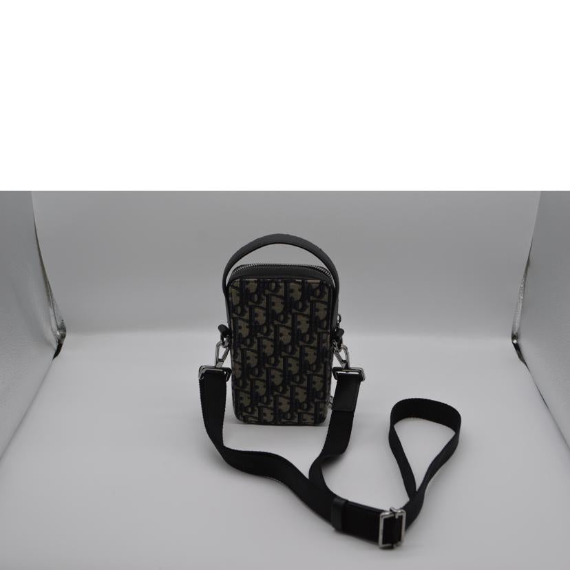 Christian Dior クリスチャンディオール/オブリークトロッタージャガード゙RIDERマイクロポーチ/2OBCA326YSE //Sランク/89