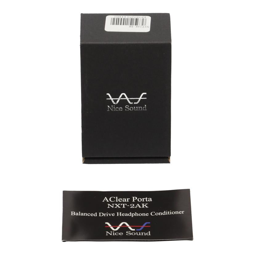 NICE SOUND 中村製作所/ヘッドホンコンディショナー/Aclear Porta/NXT-2AK//000444/Bランク/81