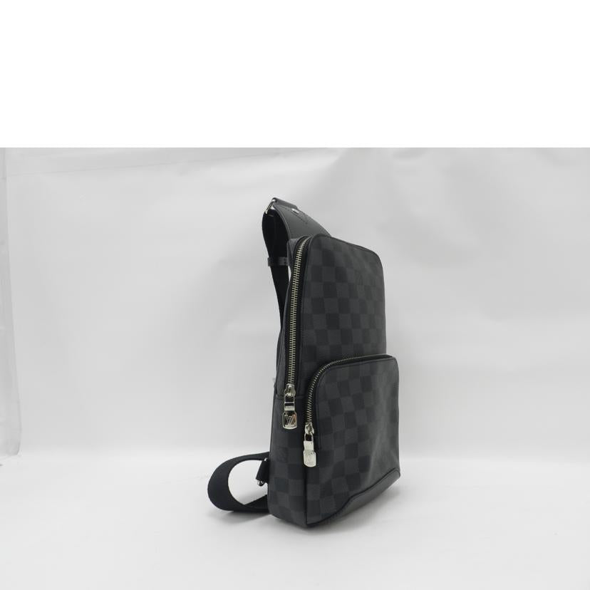 LOUIS VUITTON ルイヴィトン ボディバッグ 市松模様 ブラック/アヴェニュースリングバッグ/ダミエ/グラフィット/N41719//MB3118/Aランク/69