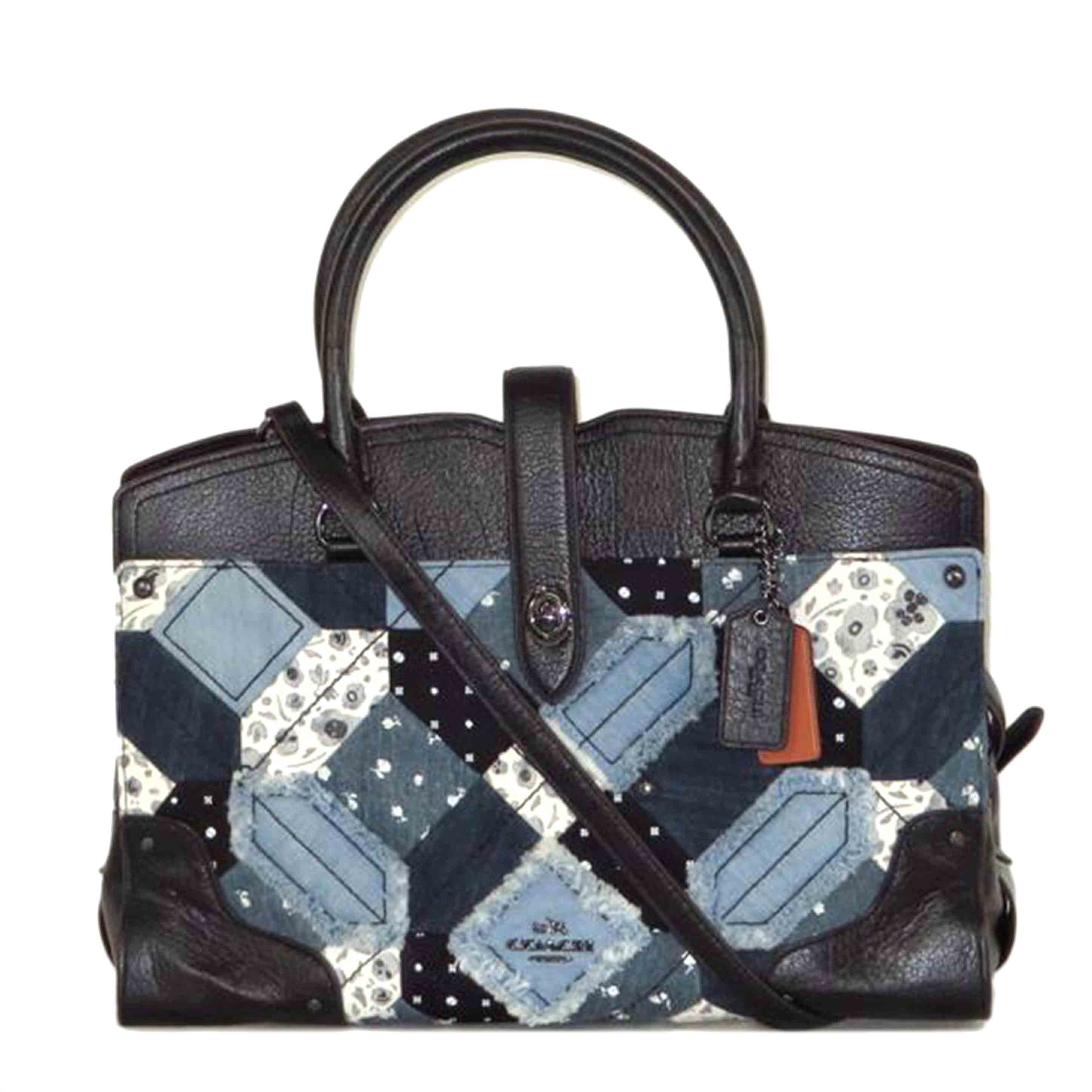 COACH コーチ/マーサーサッチェル キャニオンキルトデニム 2wayバッグ/37730//Aランク/81