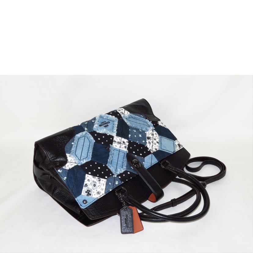 COACH コーチ/マーサーサッチェル キャニオンキルトデニム 2wayバッグ/37730//Aランク/81