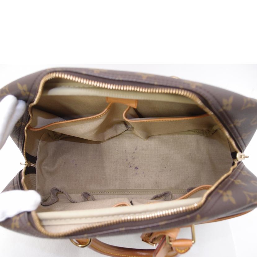 LOUIS VUITTON ルイヴィトン ルイ・ヴィトン ビトン ハンドバッグ ブラウン レディース 定番 人気 LV /ボーリング・ヴァニティ 旧ドーヴィル/モノグラム/M47270//MB0***/Bランク/69