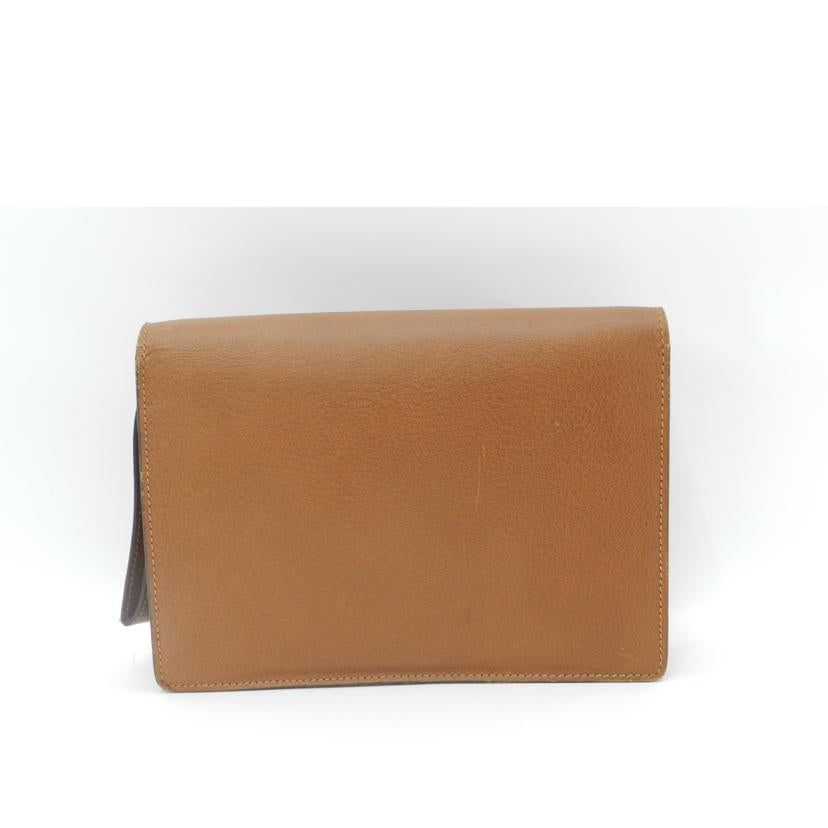 GUCCI グッチ 茶 メンズ/レザーセカンドバッグ/キャメル/018166//0940/ABランク/69