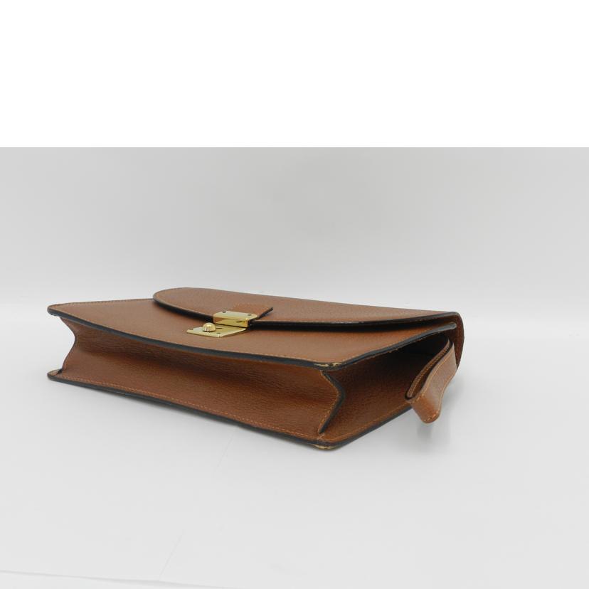 GUCCI グッチ 茶 メンズ/レザーセカンドバッグ/キャメル/018166//0940/ABランク/69